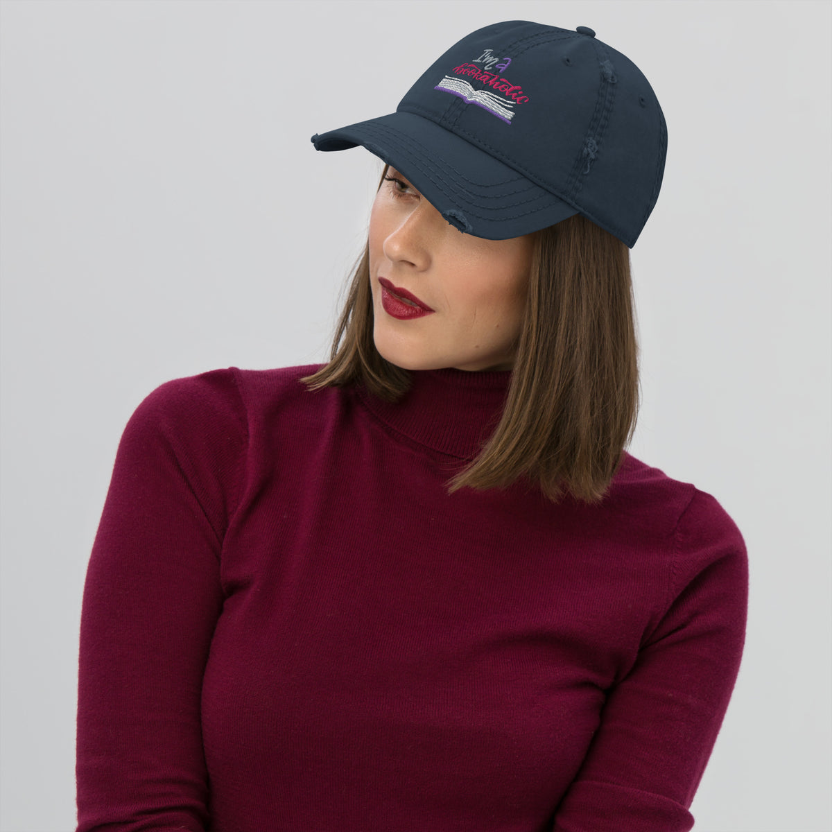 Bookaholic Dad Hat